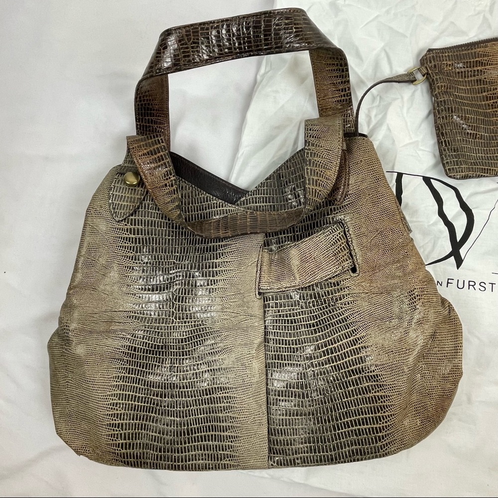 🆕 DVF vintage Leather Wrap Bag NWT